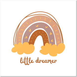 Little Dreamer In Brown Posters and Art